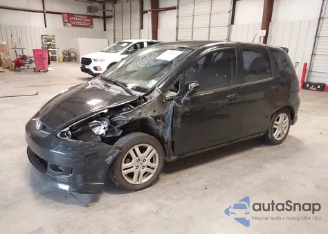 2007 Honda Fit Sport from USA, damaged, VIN JHMGD38687S051255